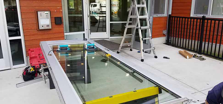 storefront door glass replacement Orange Cove